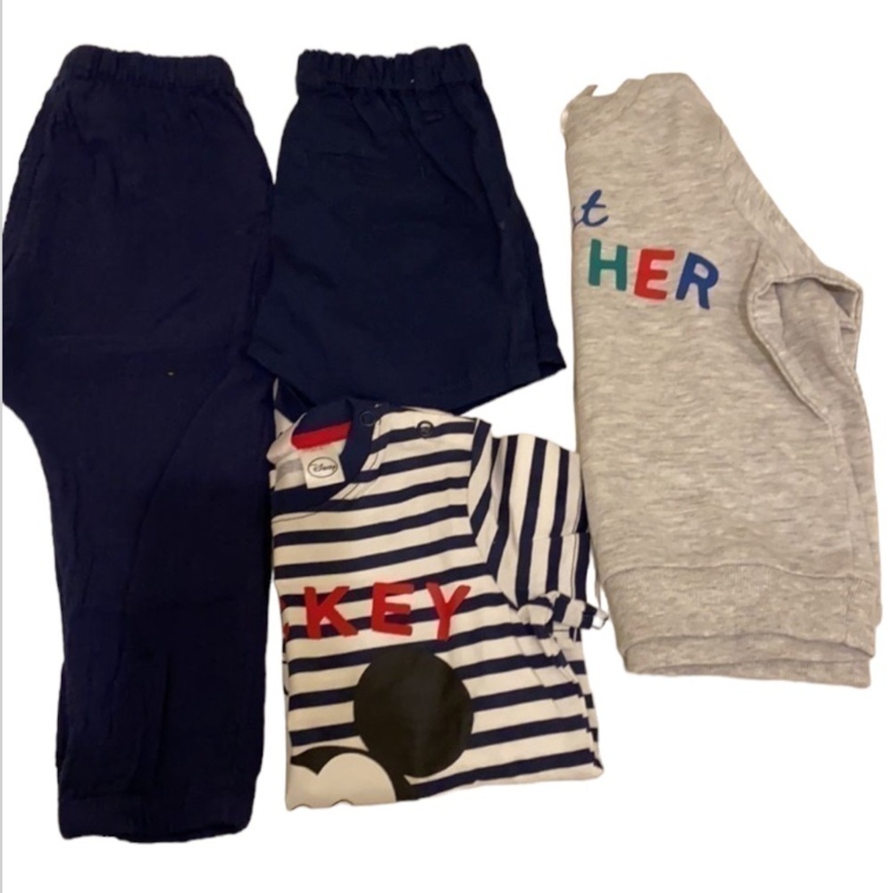 NEW . H&M 4 pieces set . All 12- 18m